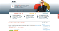 Desktop Screenshot of ahb-systeme.de